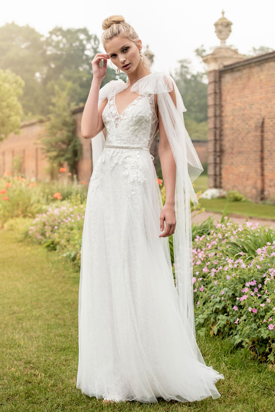 Brautkleid Schlicht Spitze Brautmode