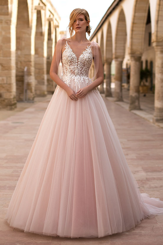 Brautkleid Prinzessin Aachen Hochzeitskleid Rosa