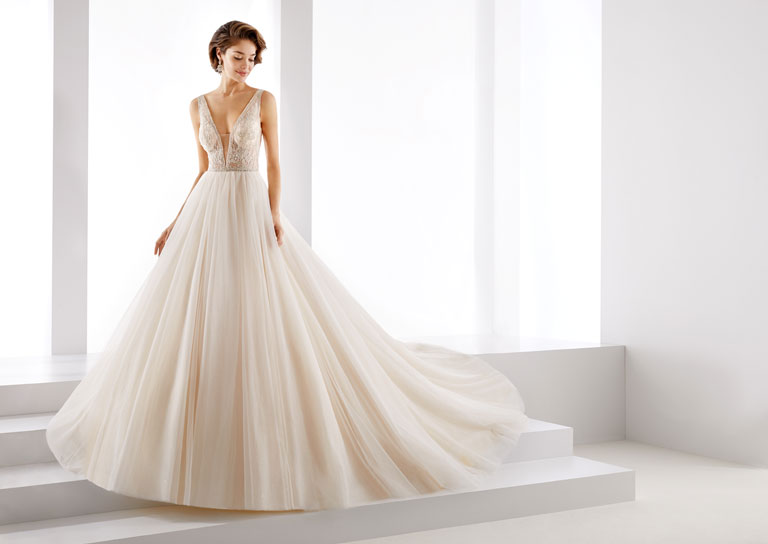 Brautkleid Strass Hippie