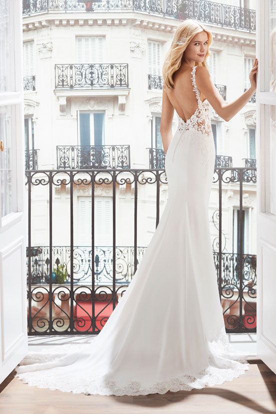 Fit And Flare Hochzeitskleid Rueckenfrei