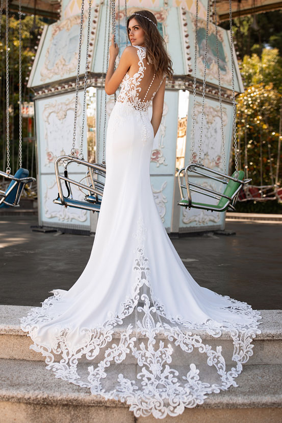 Fit And Flare Hochzeitskleid Schlicht