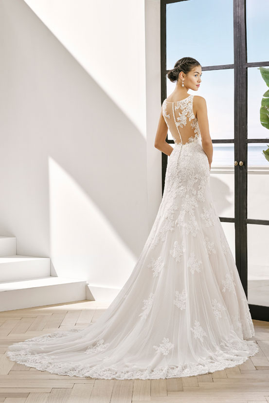 Hochzeitskleid Fit N Flare Hippie Brautkleid Tattoo Spitze