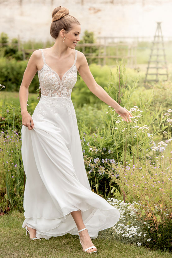 Echte Boho Brautkleider