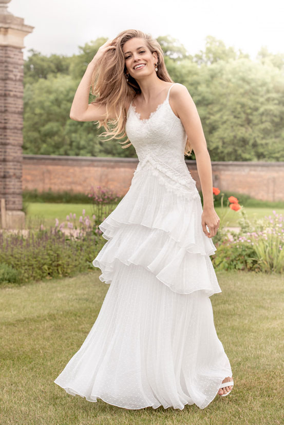Retro Brautkleid Boho